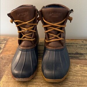 Sperry Kids Boots - Brown and Blue